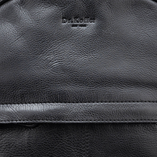 Рюкзак Dr.Koffer из натуральной кожи черный