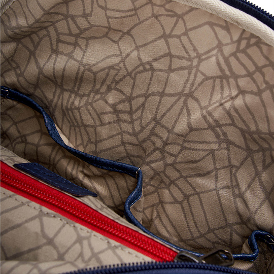 Рюкзак Dr.Koffer из натуральной кожи синий