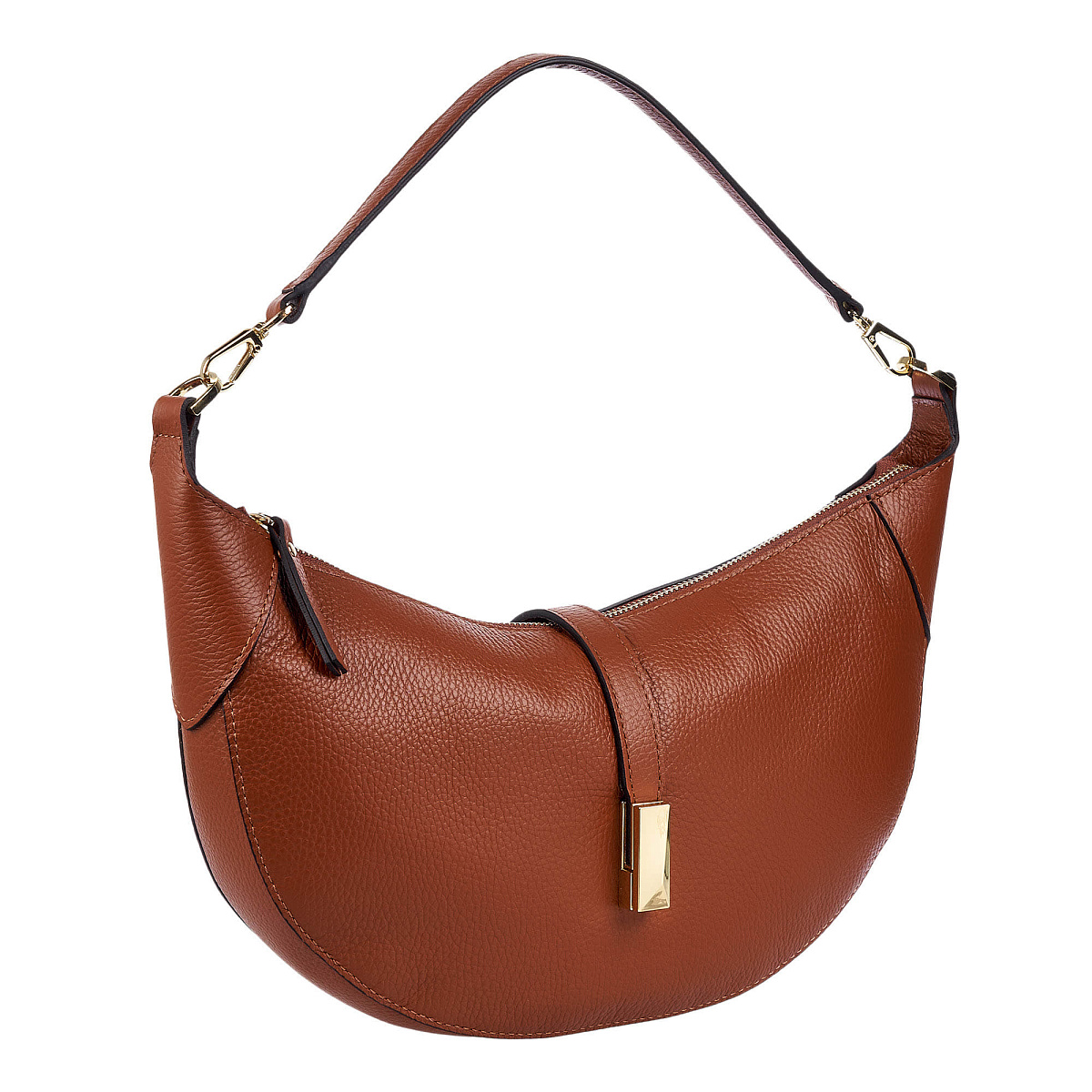 Женская сумка Dr. Koffer из натуральной кожи коричневая