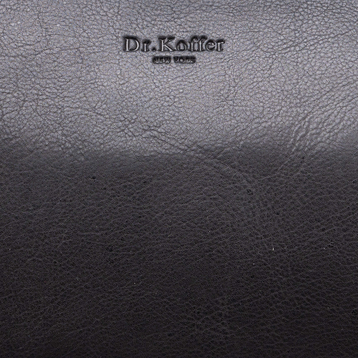 Несессер Dr. Koffer из натуральной кожи черный