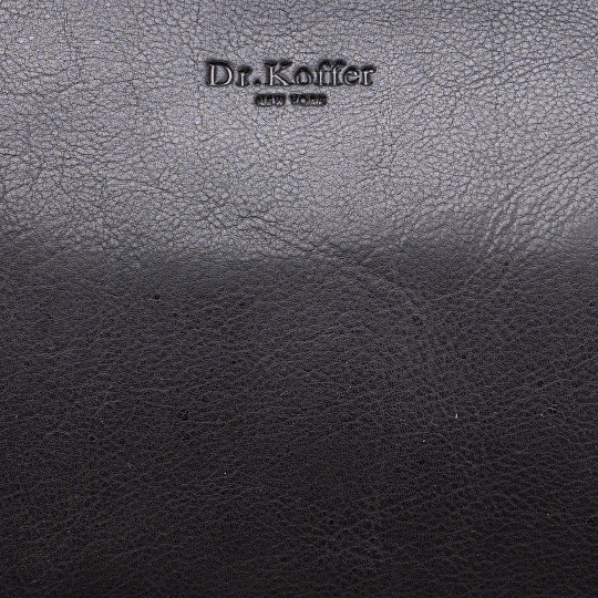 Несессер Dr. Koffer из натуральной кожи черный