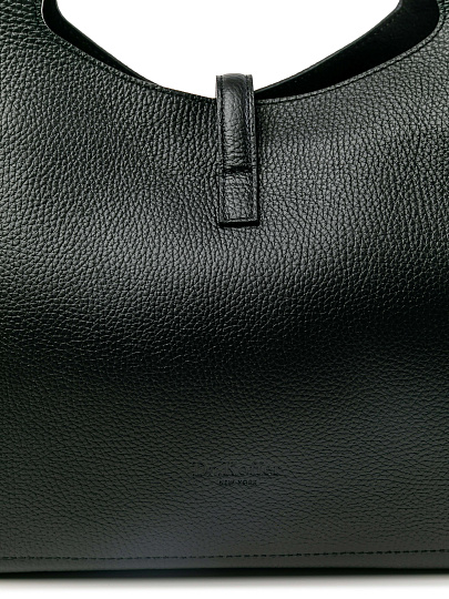 Женская сумка Dr.Koffer из натуральной кожи черная