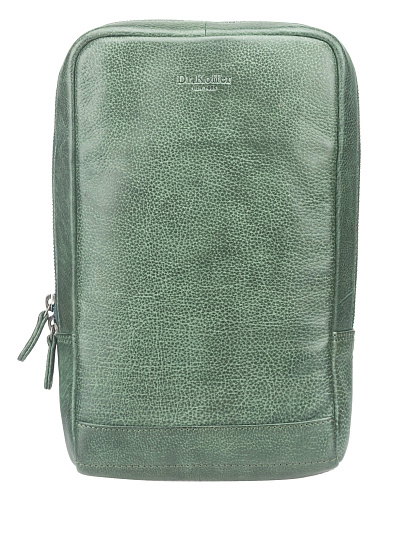 Рюкзак Dr. Koffer из натуральной кожи зеленый