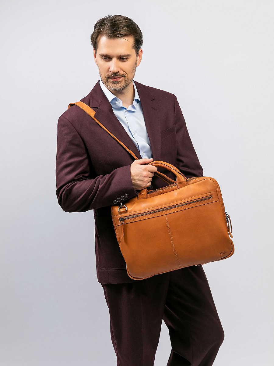 Сумка для документов Dr.Koffer из натуральной кожи