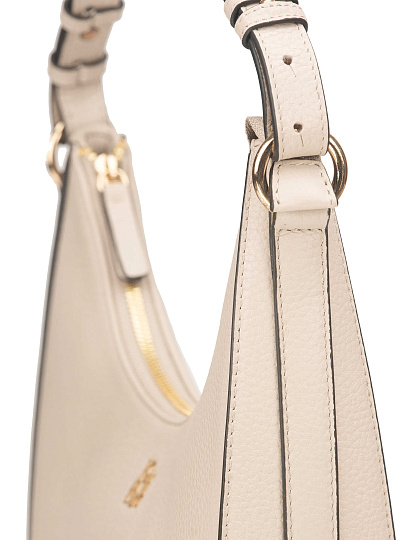 Женская сумка Dr. Koffer из натуральной кожи бежевая