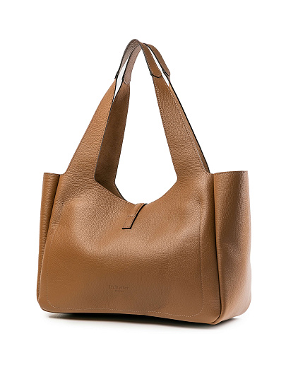 Женская сумка Dr.Koffer из натуральной кожи коричневая