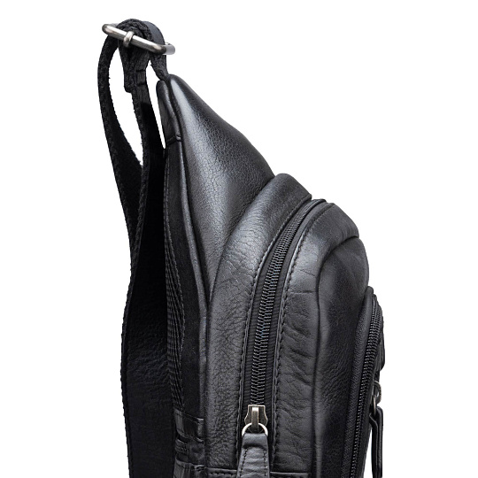 Рюкзак Dr.Koffer из натуральной кожи черный