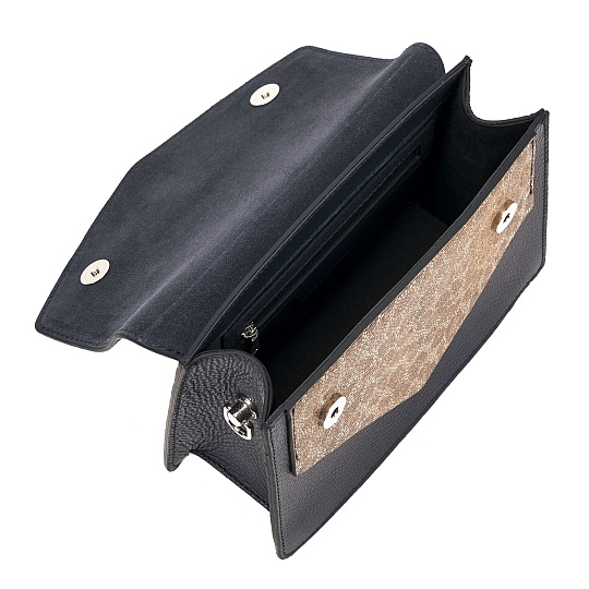 Женская сумка Dr. Koffer из натуральной кожи синяя