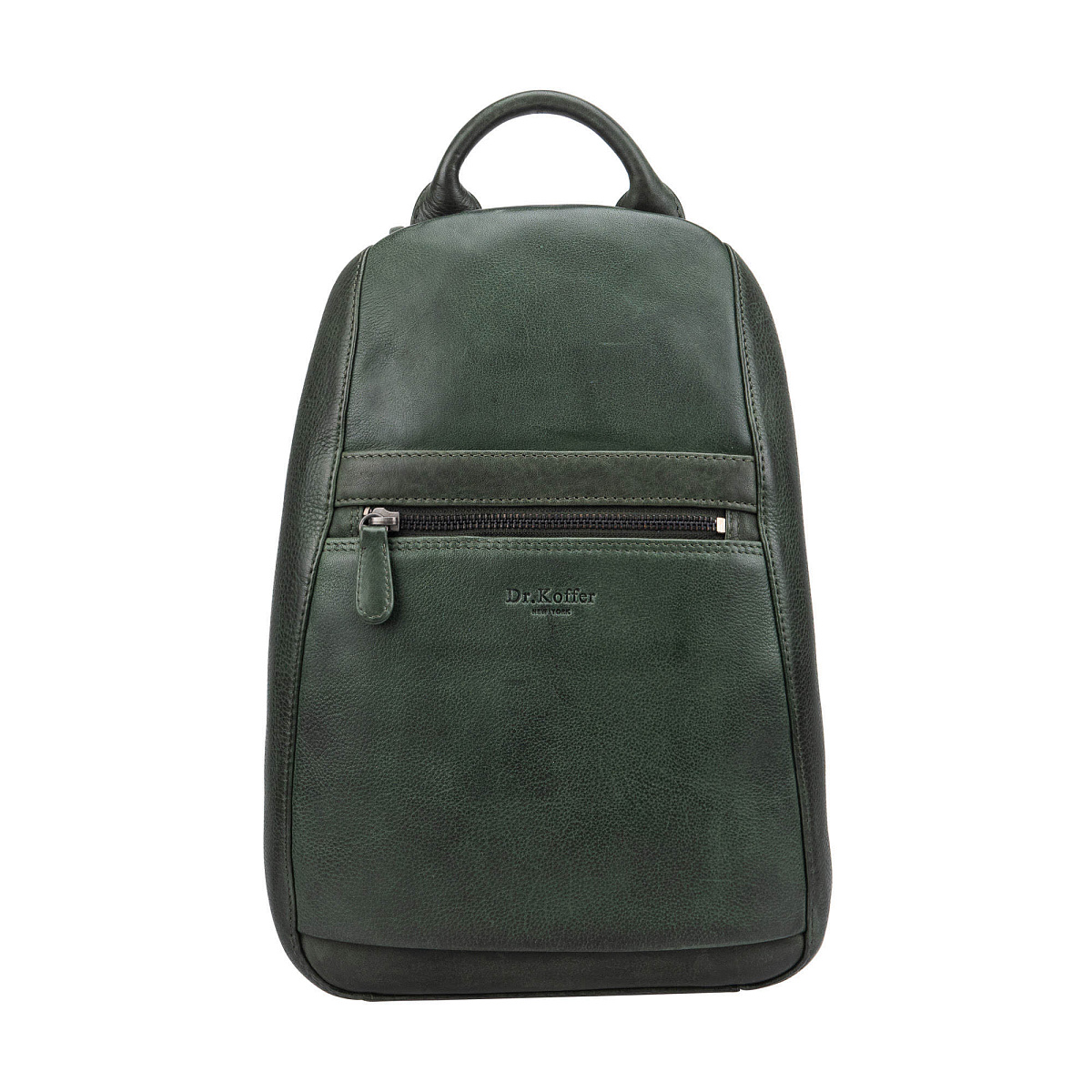 Рюкзак Dr.Koffer из натуральной кожи зеленый