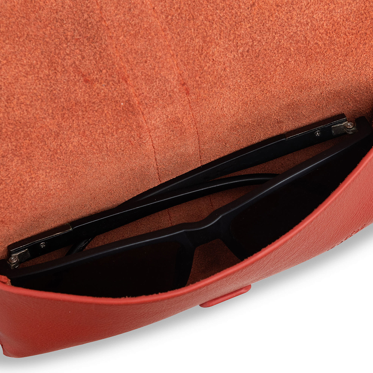 Очечник Dr.Koffer из натуральной кожи оранжевый