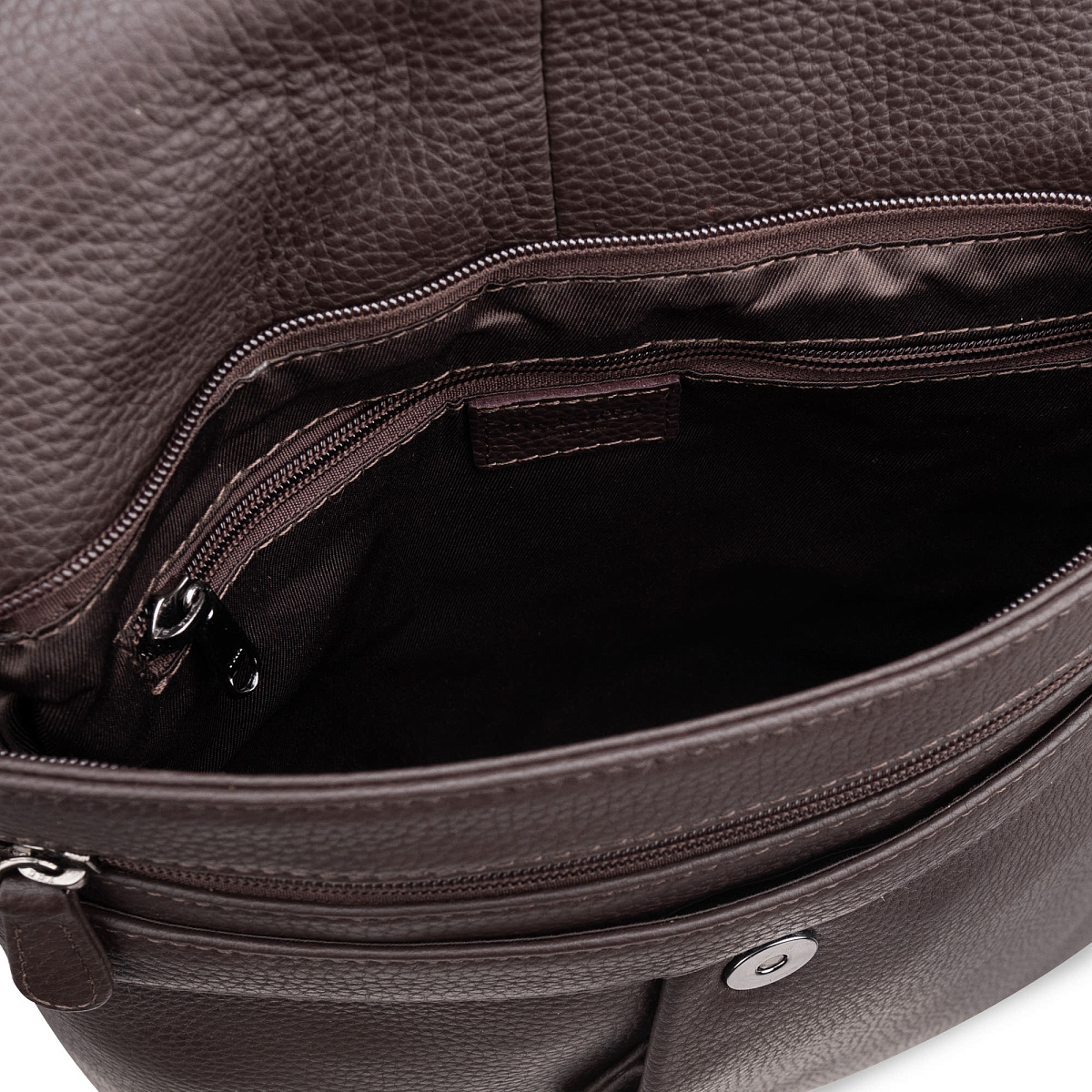 Рюкзак Dr.Koffer из натуральной кожи темно-коричневый