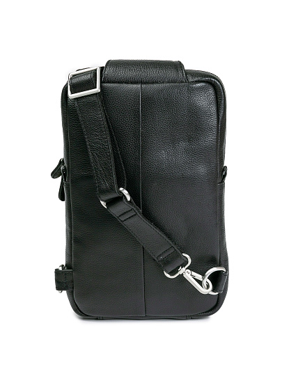 Сумка через плечо Dr.Koffer из натуральной кожи черная