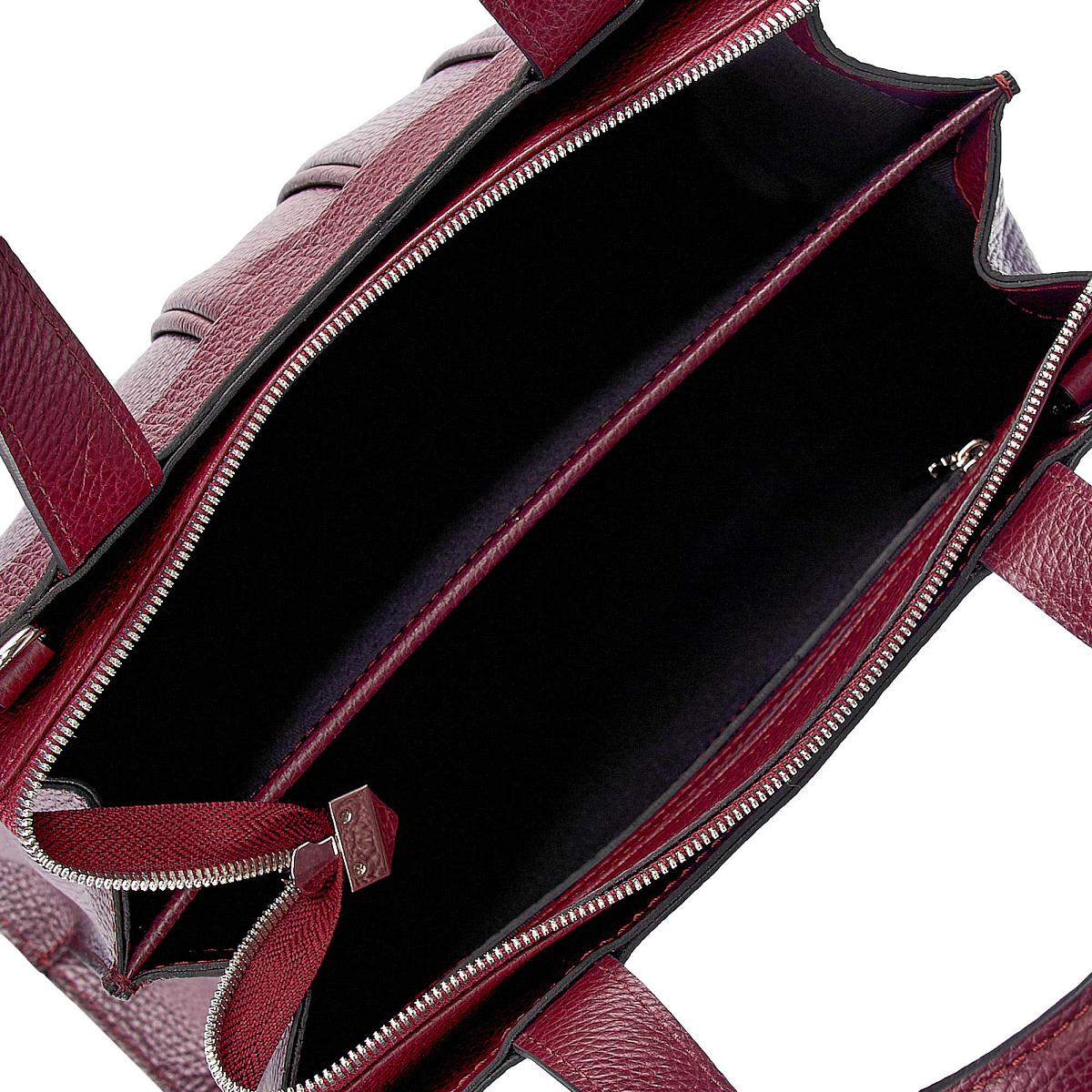 Женская сумка Dr. Koffer из натуральной кожи бордовая