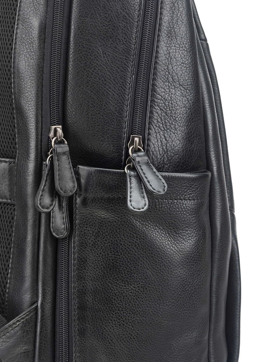 Рюкзак Dr. Koffer из натуральной кожи черный