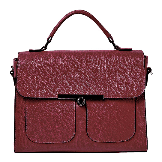 Бордовый сэтчел Dr. Koffer 5660S-03