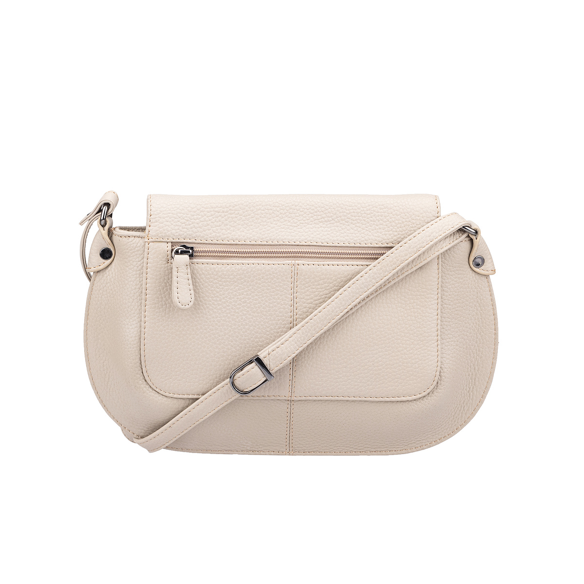 Женская сумка Dr.Koffer из натуральной кожи бежевая