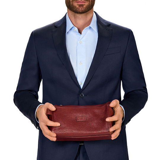 Несессер Dr.Koffer из натуральной кожи коричневый