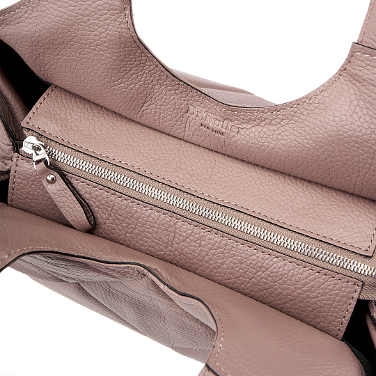 Женская сумка Dr. Koffer из натуральной кожи розовая