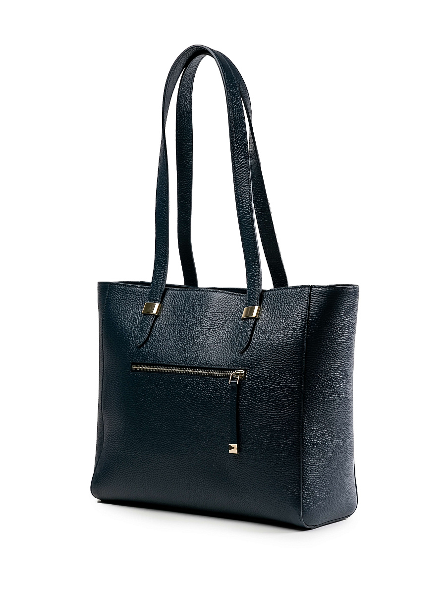 Женская сумка Dr.Koffer из натуральной кожи синяя