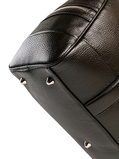 Дорожная сумка Dr. Koffer из натуральной кожи коричневая