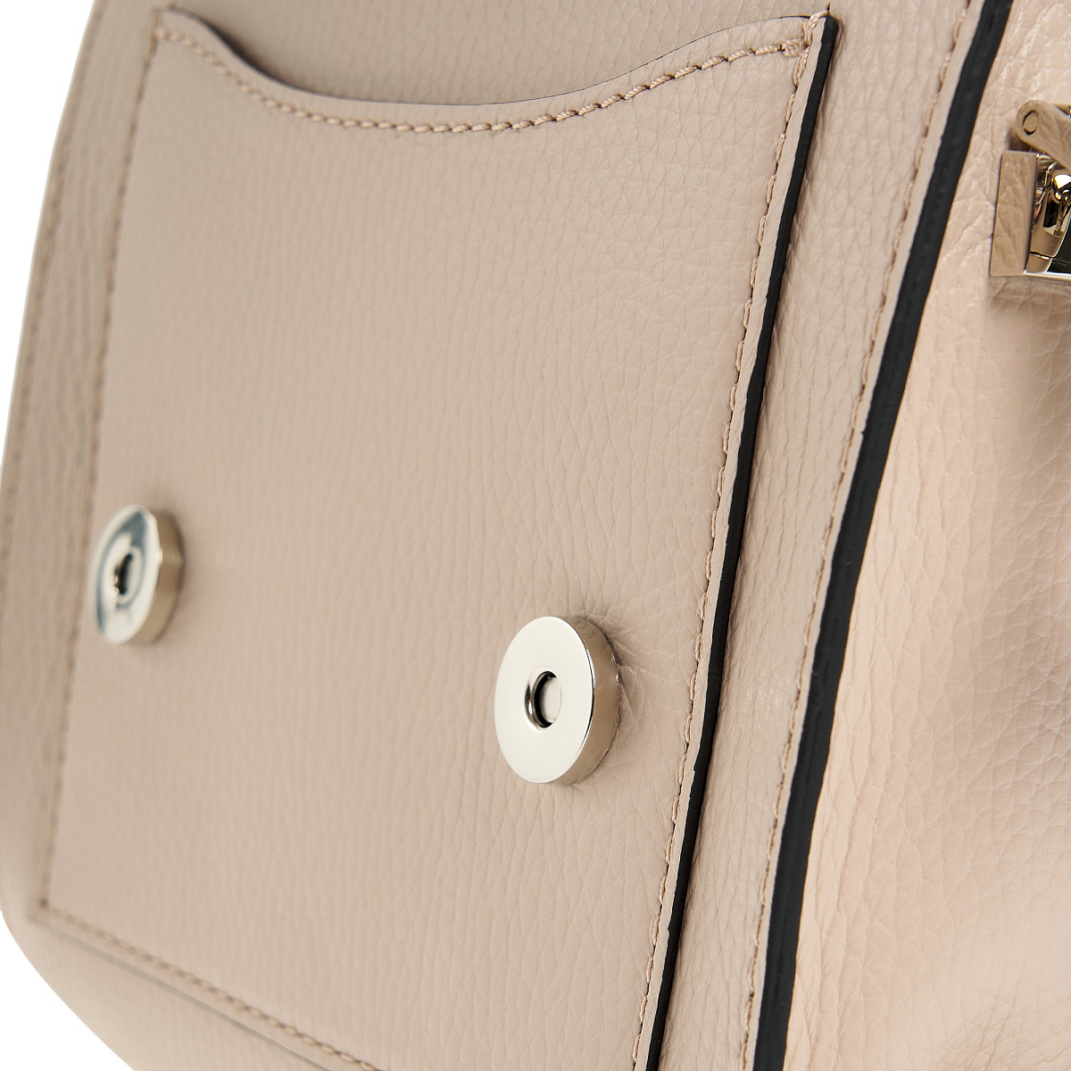 Женская сумка Dr. Koffer из натуральной кожи бежевая