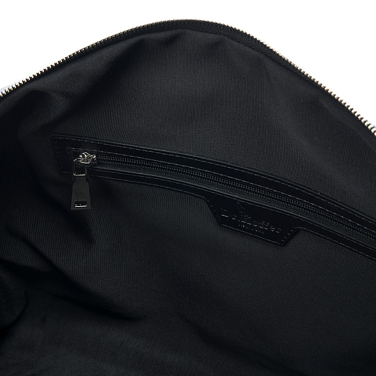 Сумка дорожная Dr. Koffer из натуральной кожи черная