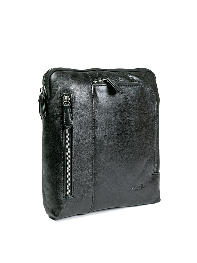 Сумка через плечо Dr.Koffer из натуральной кожи черная