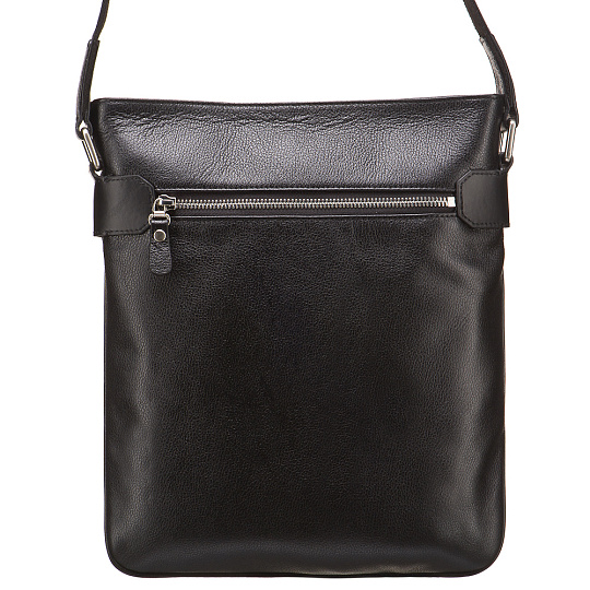 Сумка через плечо Dr.Koffer из натуральной кожи черная