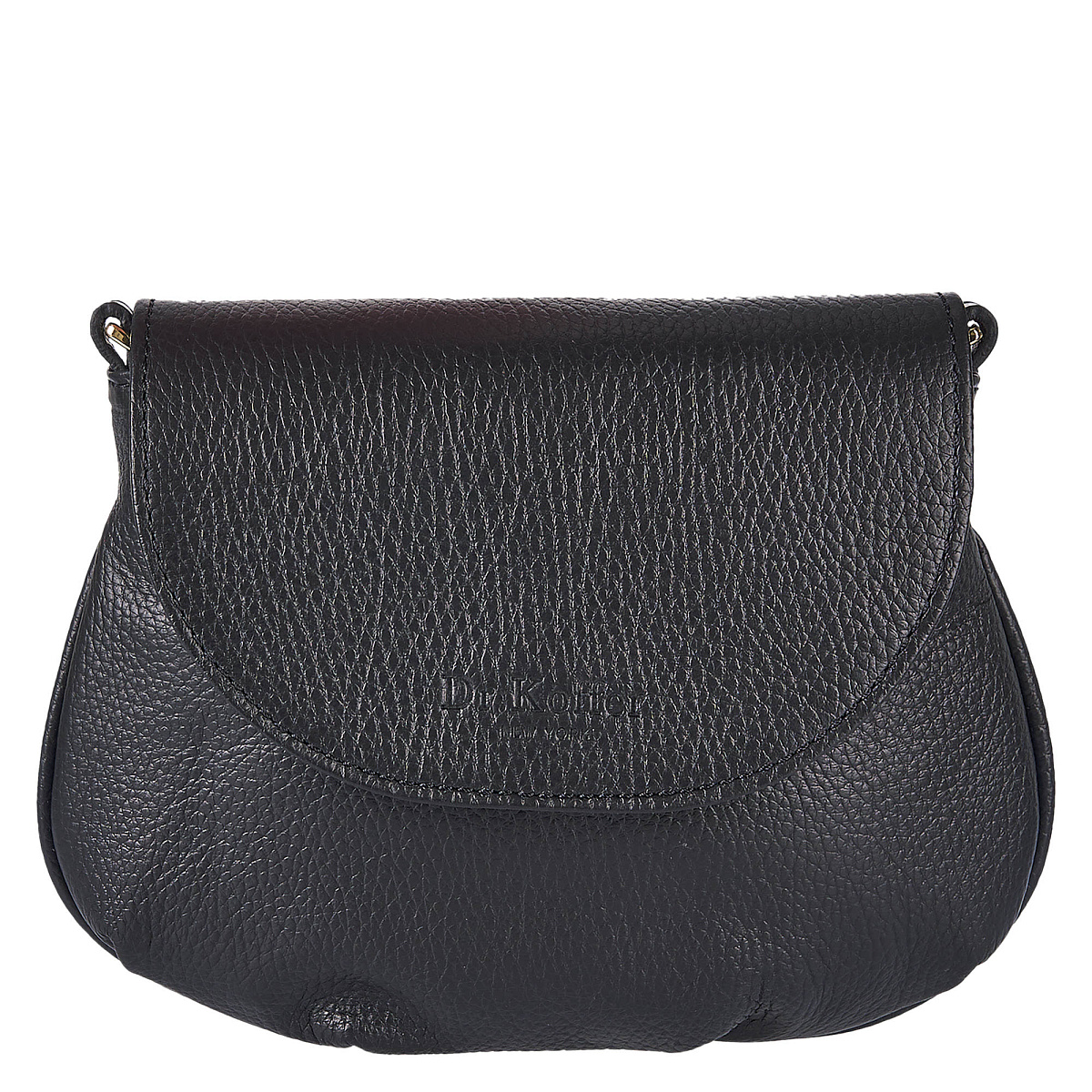 Женская сумка Dr. Koffer из натуральной кожи черная