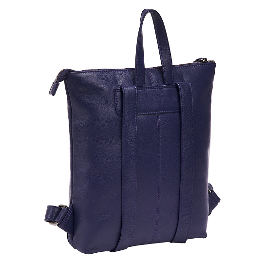 Рюкзак Dr.Koffer из натуральной кожи серый