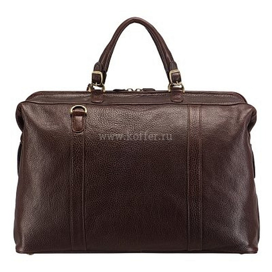 Сумка дорожная саквояж Dr.Koffer из натуральной кожи