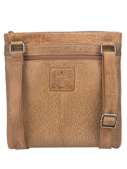 Сумка через плечо Dr. Koffer из натуральной кожи коричневая