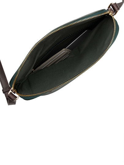 Женская сумка Dr. Koffer из натуральной кожи зеленая