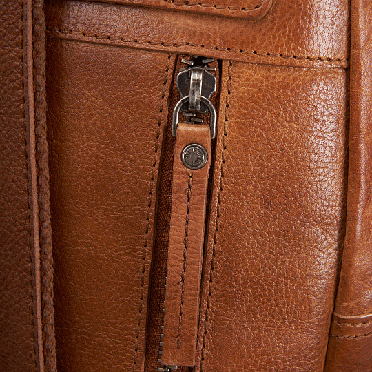 Рюкзак Dr.Koffer из натуральной кожи светло-коричневый