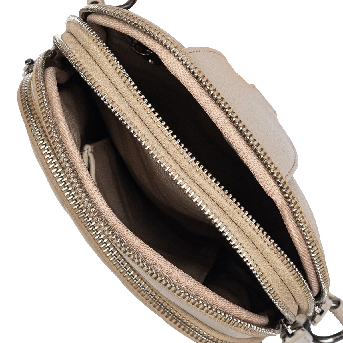 Рюкзак Dr.Koffer из натуральной кожи бежевый