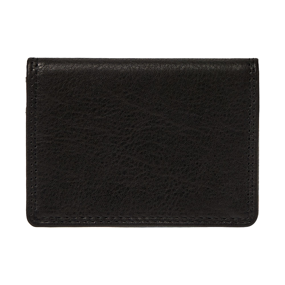 Визитница Dr.Koffer из натуральной кожи черная