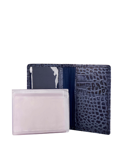 Обложка для паспорта/автодок из натуральной кожи Dr. Koffer