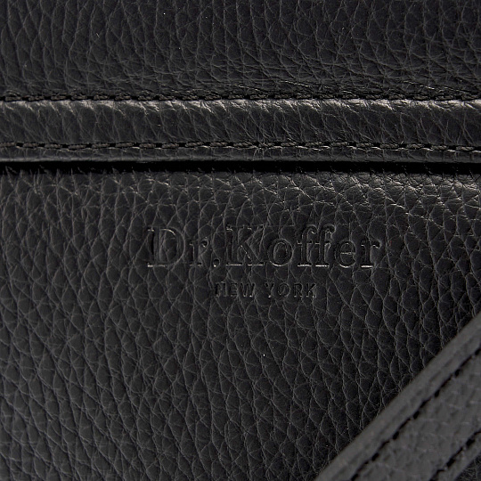 Женская сумка Dr. Koffer из натуральной кожи черная