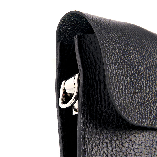 Женская сумка Dr. Koffer из натуральной кожи черная