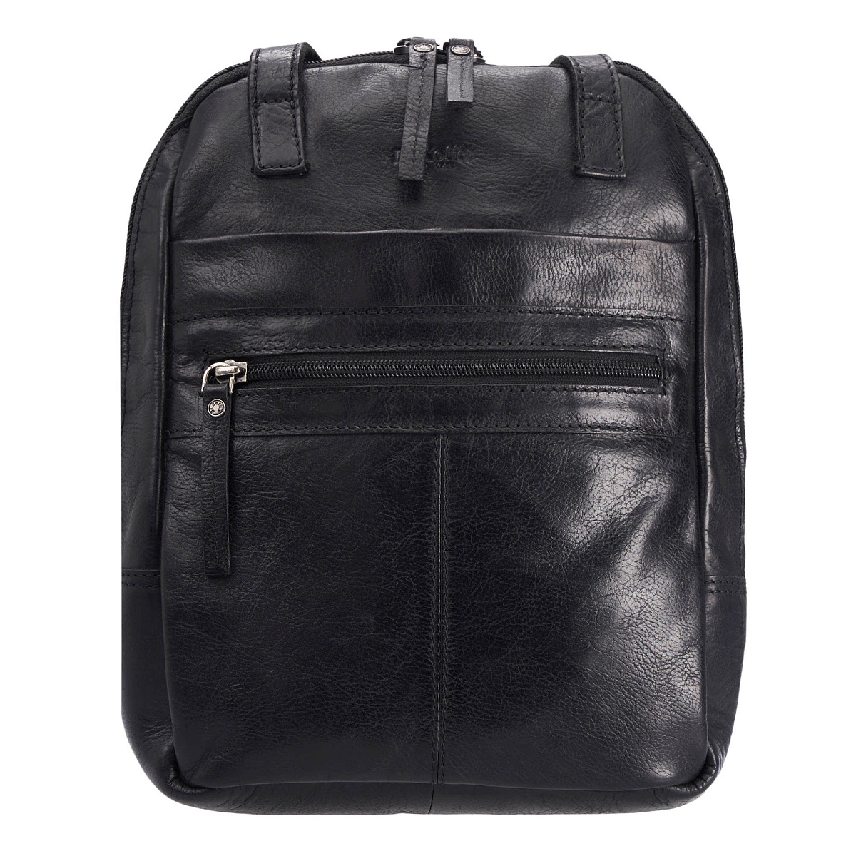 Рюкзак Dr.Koffer из натуральной кожи черный