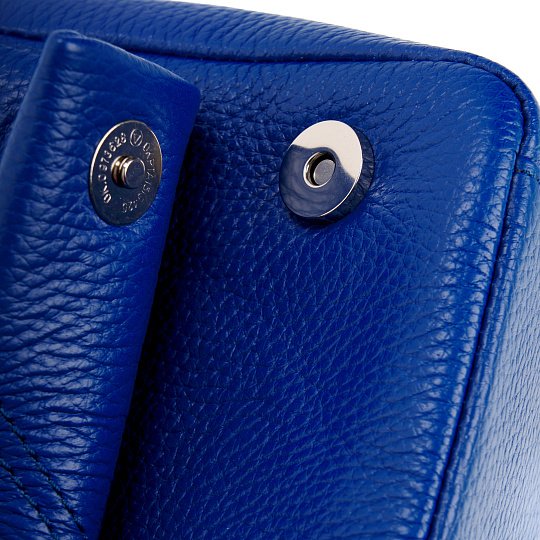 Женская сумка Dr. Koffer из натуральной кожи синяя