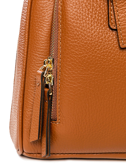 Женская сумка Dr. Koffer из натуральной кожи коричневая