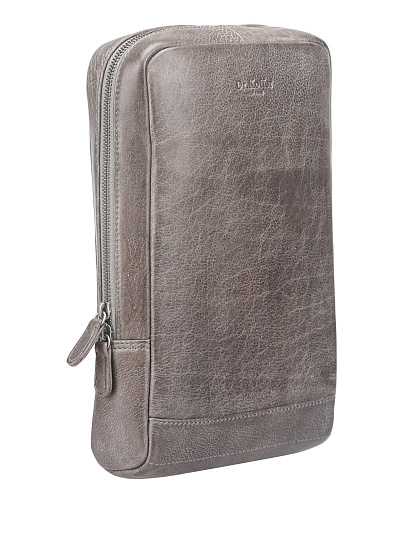 Рюкзак Dr. Koffer из натуральной кожи серый