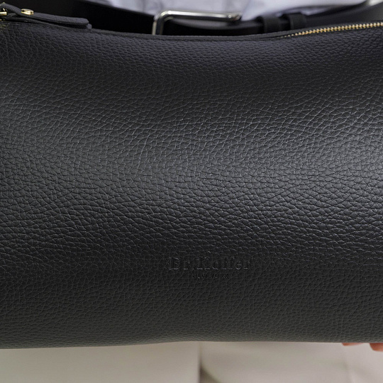 Женская сумка Dr.Koffer из натуральной кожи черная