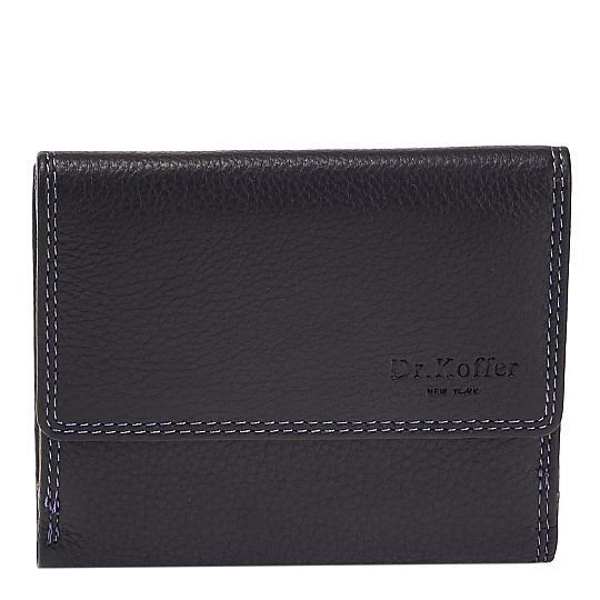 Портмоне Dr.Koffer из натуральной кожи фиолетовое