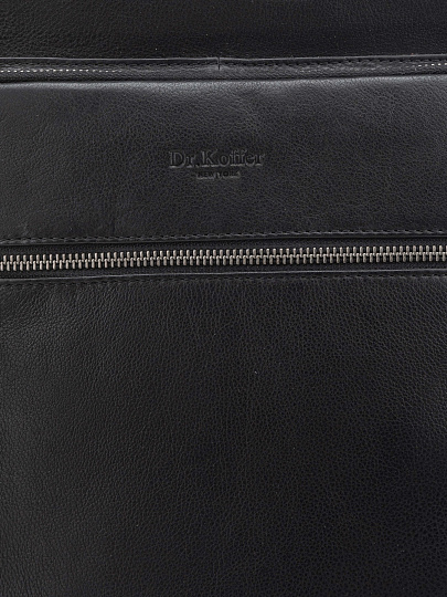 Рюкзак Dr. Koffer из натуральной кожи черный