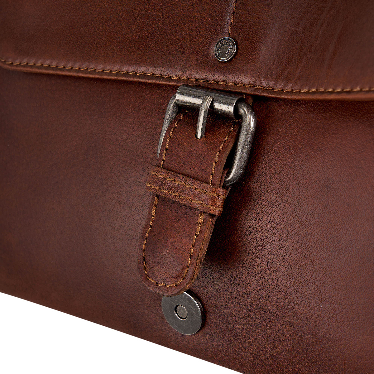 Женская сумка Dr.Koffer из натуральной кожи светло-коричневая