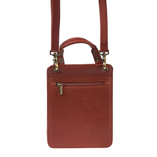 Сумка через плечо Dr.Koffer из натуральной кожи коричневая