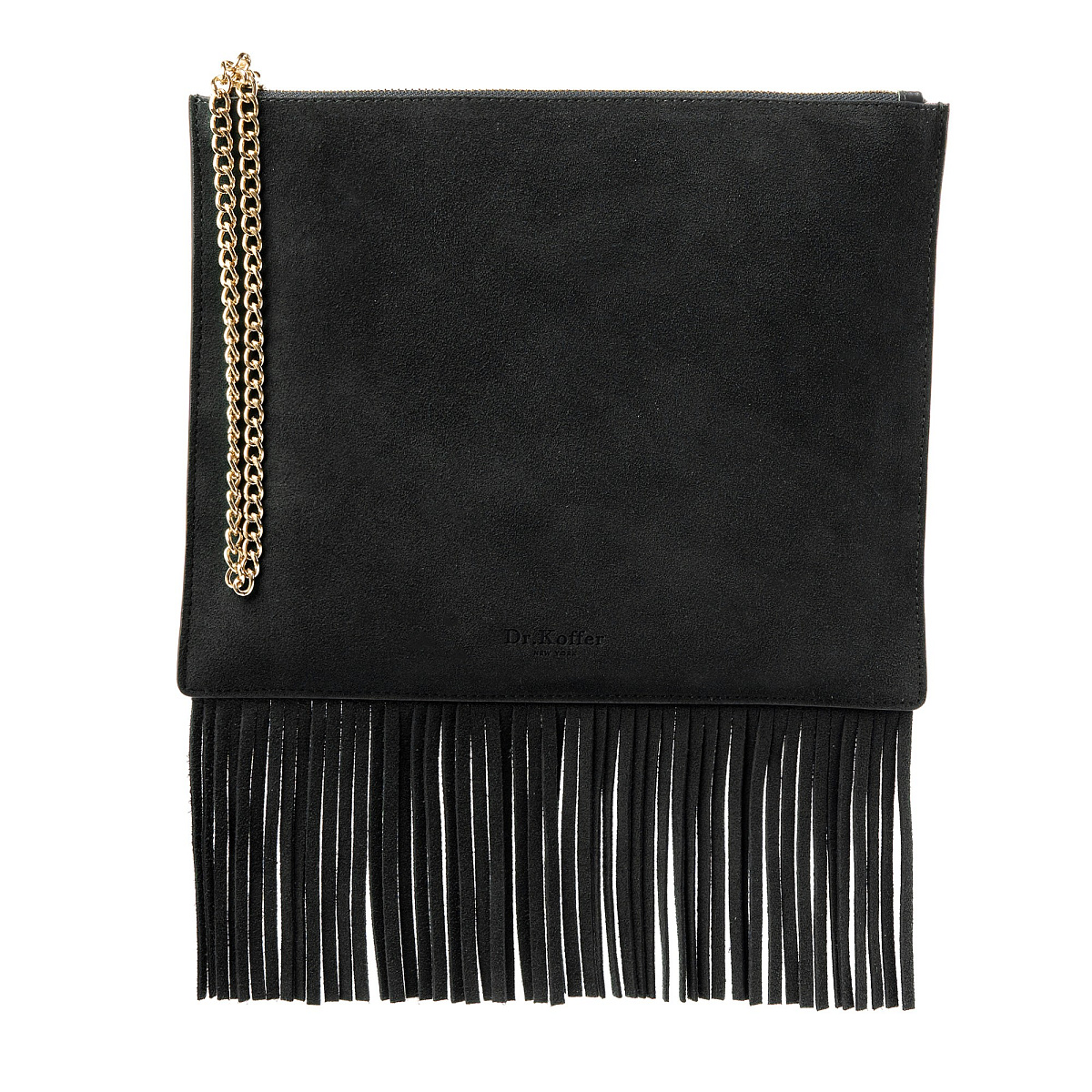 Женская сумка  Dr. Koffer из натуральной кожи черная