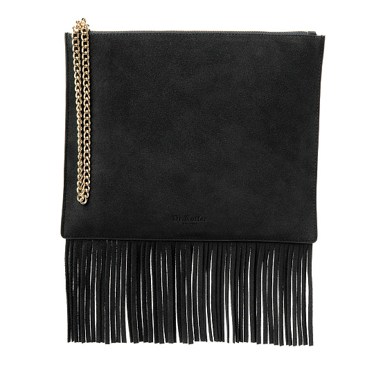 Женская сумка  Dr. Koffer из натуральной кожи черная